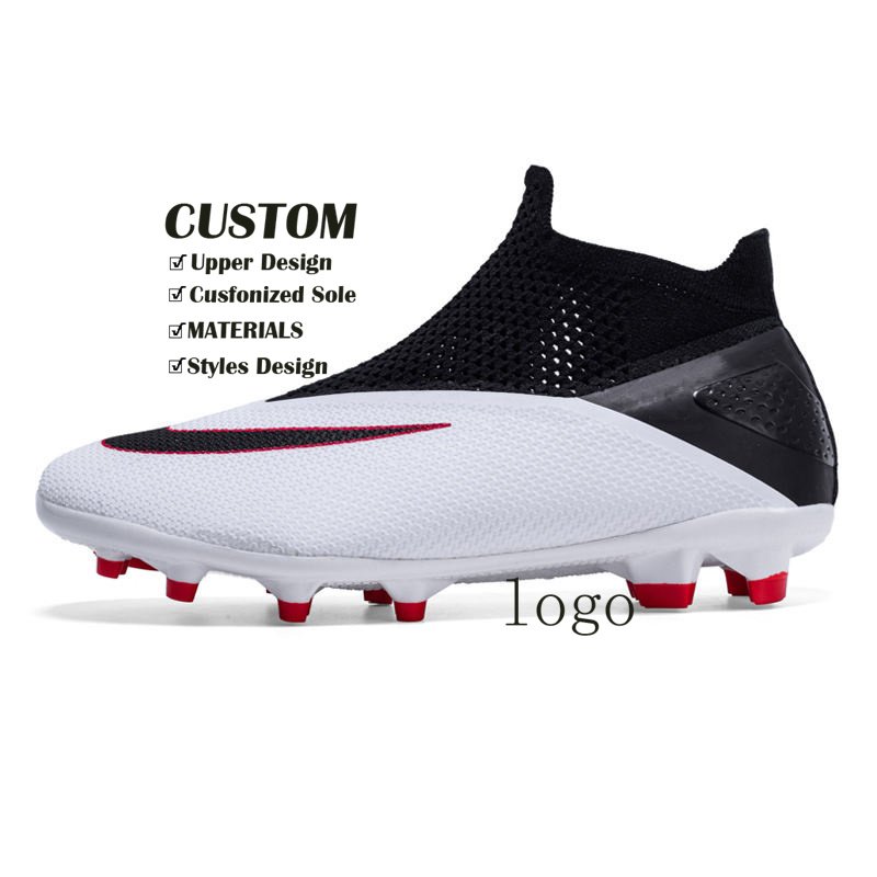 ODM OEM Factory Custom Soccer boots men's TF crushed spikes AG Football Match Training Winning Shoes Boy Soccer Shoes For Man