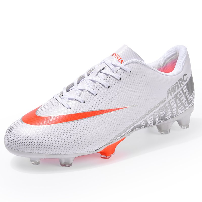2024 Custom Indoor Soccer Football Boots Men Genuine Flat Turf Ankle PU Training Futsal Futsal Spring Summer Winter Autumn Cheap