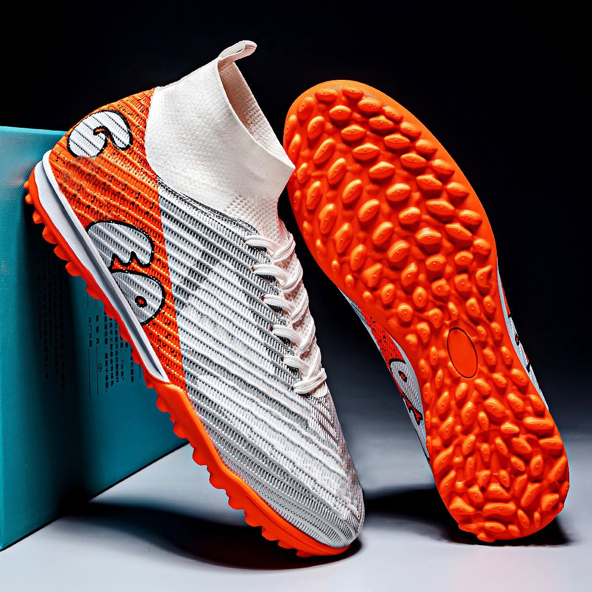 Autumn soccer shoes for men and women models broken spikes long spikes professional training shoes boys sports soccer shoes