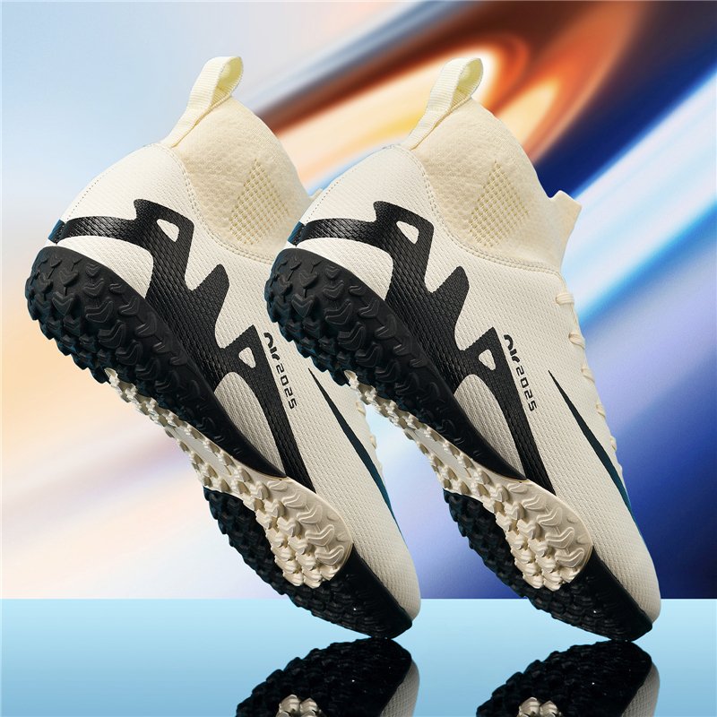 Hot Selling High Quality Professional Football Shoes Breathable Sports Cleats for Soccer Cheap with Rubber EVA Insoles