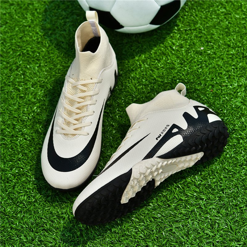 Hot Selling High Quality Professional Football Shoes Breathable Sports Cleats for Soccer Cheap with Rubber EVA Insoles
