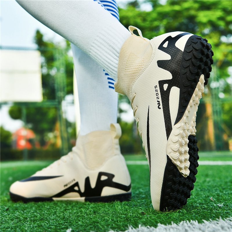 Hot Selling High Quality Professional Football Shoes Breathable Sports Cleats for Soccer Cheap with Rubber EVA Insoles