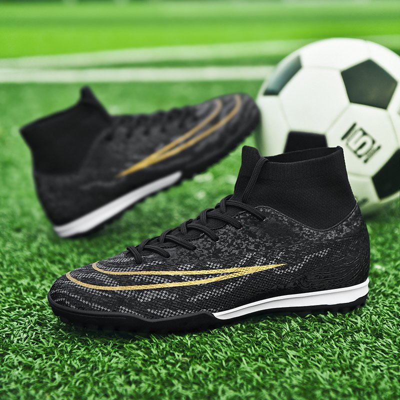 Customize OEM Fg Ag High Top Professional Outdoor Alta Calidad Soccer Shoes Rugby Boots American Football Soccer Cleats For Men