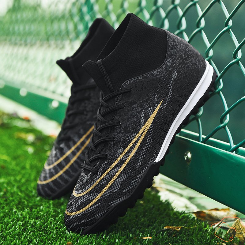 Customize OEM Fg Ag High Top Professional Outdoor Alta Calidad Soccer Shoes Rugby Boots American Football Soccer Cleats For Men