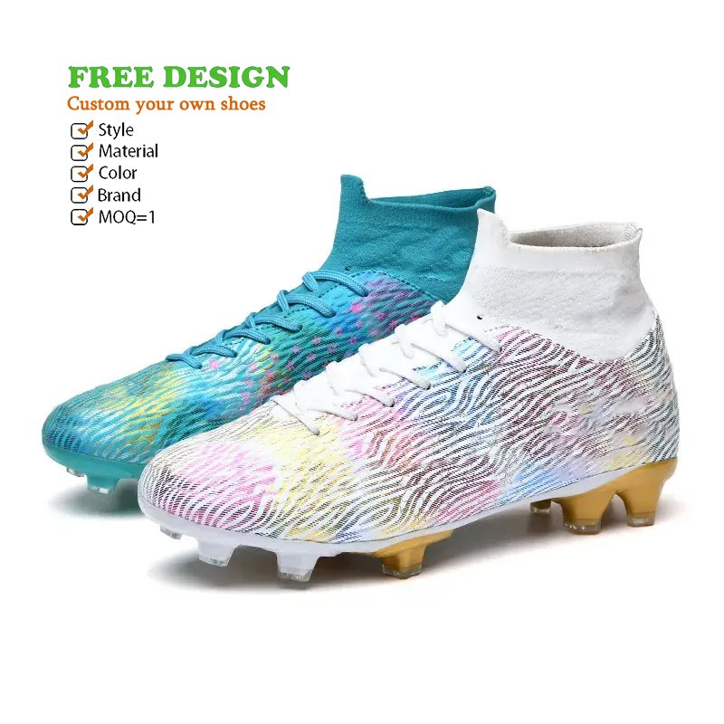 Customized Futsal Boots Training Shoes Size 47 Men's Professional TPU Outsole Soccer Shoes Custom Cleats Football Shoe for Men