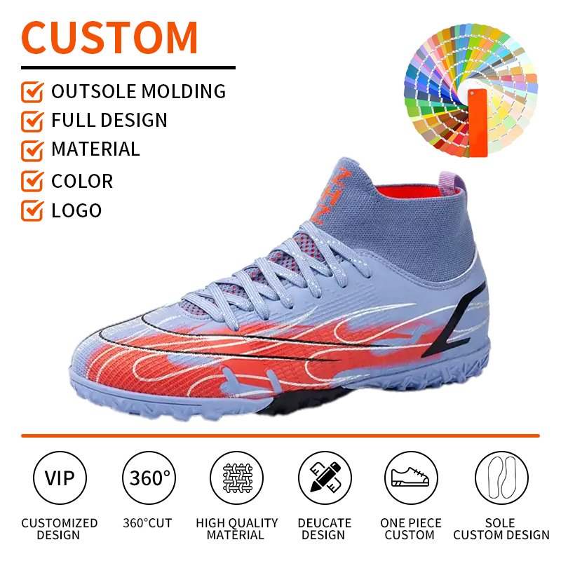Factory Offer Hot Sale High Quality Indoor Soccer Shoes Wholesale Men's Outdoor Turf Soccer Shoes