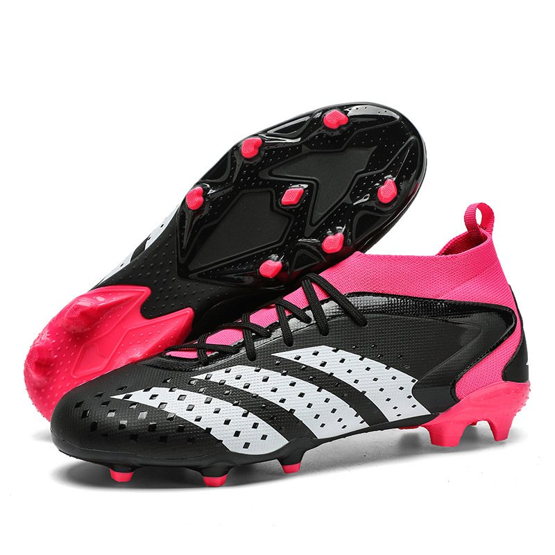 Cross-Border 2024 New Low-Top Soccer Shoes Male Long Nail Broken Nail Student Grass Soccer Training Shoes