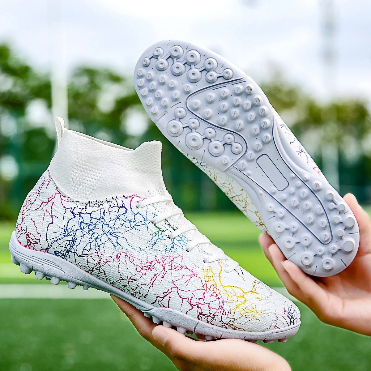 Wholesale Cheap High Quality Athletic Soccer Shoes for men women European Championship children's Custom Sports Football Boots