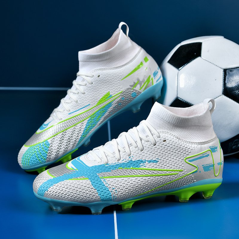 Greatshoes White Soccer Shoes Boys Football Boots,Soccer Boots Men Women Unisex Original Football Shoes