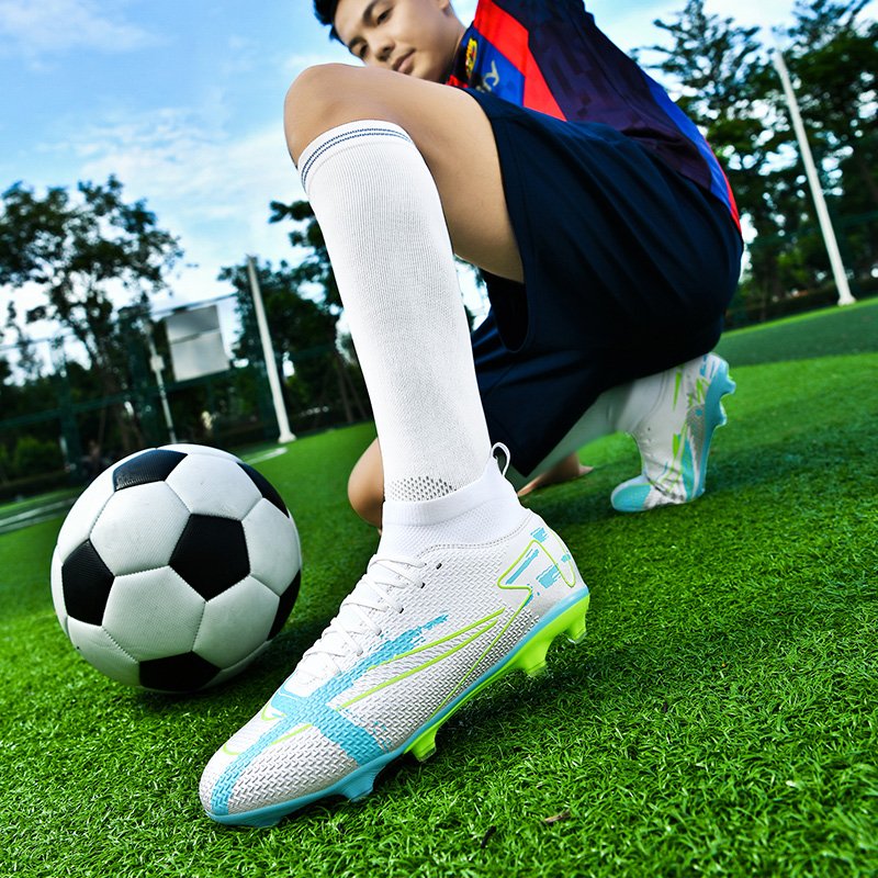 Greatshoes White Soccer Shoes Boys Football Boots,Soccer Boots Men Women Unisex Original Football Shoes