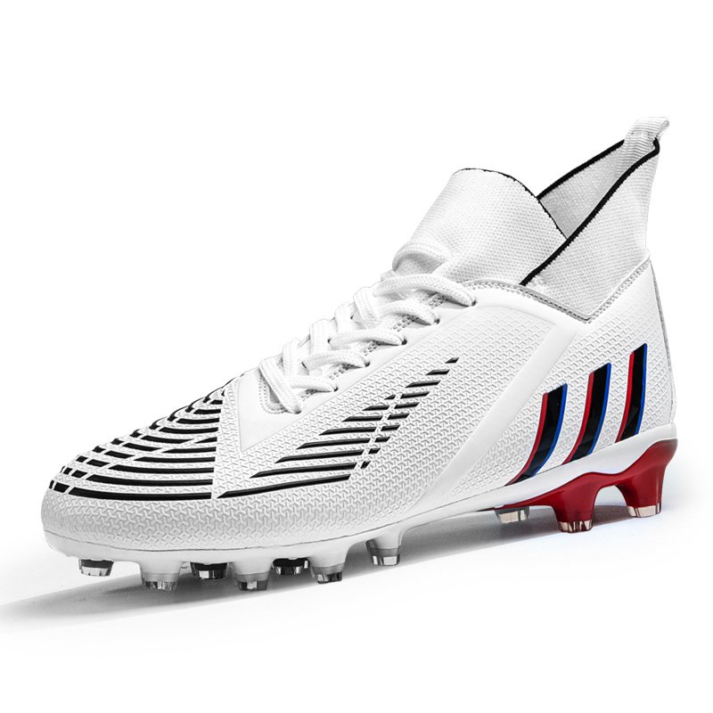 Men's Cheap High Ankle Leather Indoor FG Cleats Football Boots Soccer Shoes For Sale Men