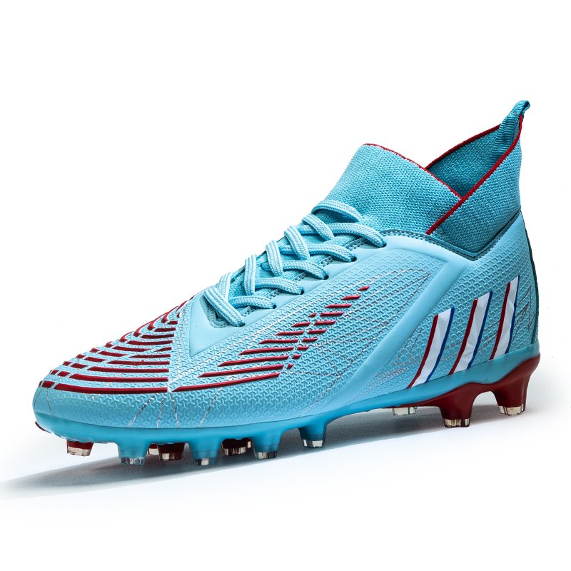 Men's Cheap High Ankle Leather Indoor FG Cleats Football Boots Soccer Shoes For Sale Men