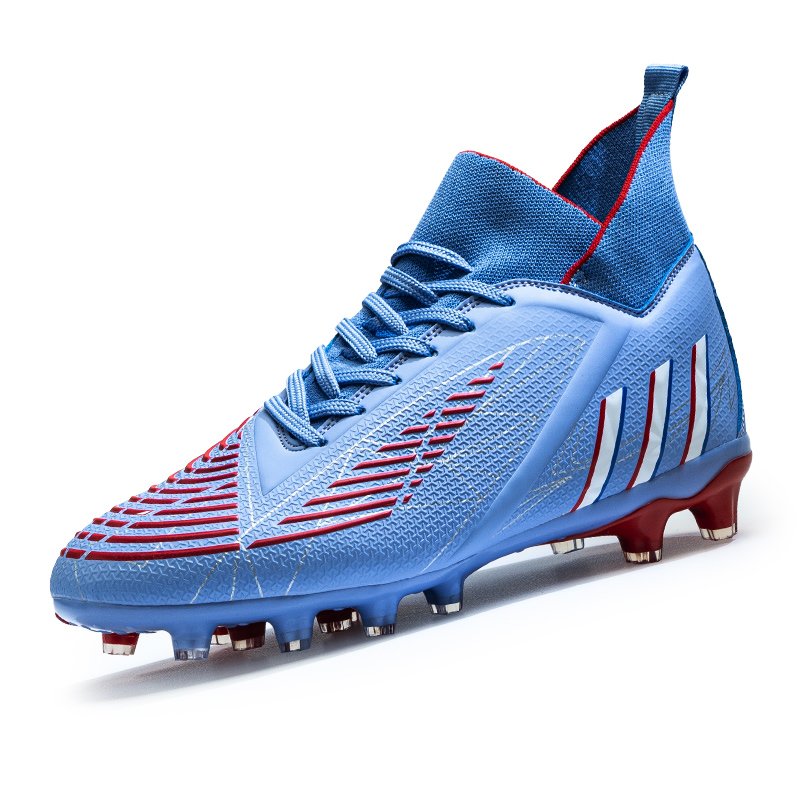 Men's Cheap High Ankle Leather Indoor FG Cleats Football Boots Soccer Shoes For Sale Men