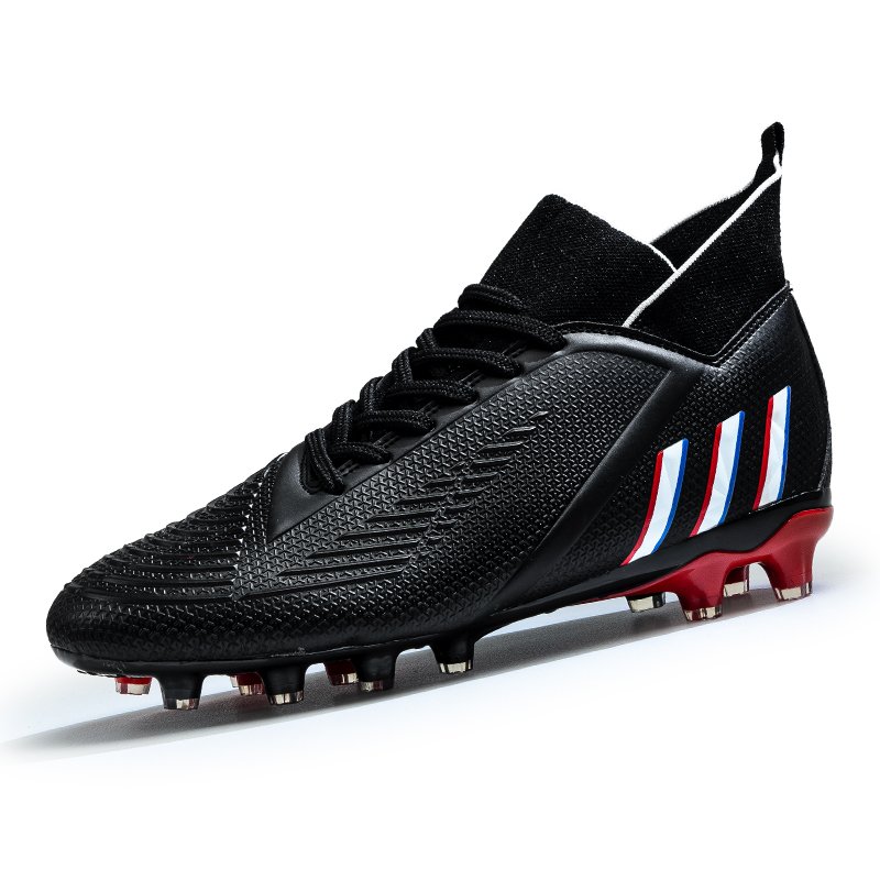 Men's Cheap High Ankle Leather Indoor FG Cleats Football Boots Soccer Shoes For Sale Men