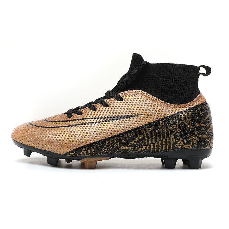 Football Shoes High top Lace Up Soccer futsal Football Boots FG HG TF Team Sports Boy's Girls' Men's Women's Children's Footwear