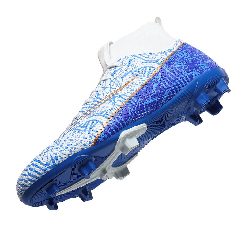 Football Shoes High top Lace Up Soccer futsal Football Boots FG HG TF Team Sports Boy's Girls' Men's Women's Children's Footwear