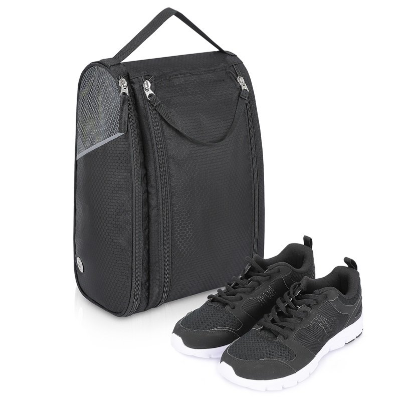 Wholesale Custom Breathable Gym Sport Soccer Basketball Sports Shoe Carrier Bags Golf Shoe Tote Bag With Zipper