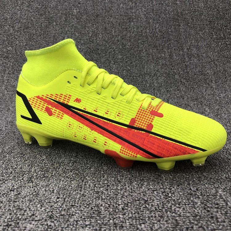 Men The Superfly Sport Ag High Ankle Professional Turf Football Boots Indoor Soccer Cleats Futsal Shoes White Sneakers For Men