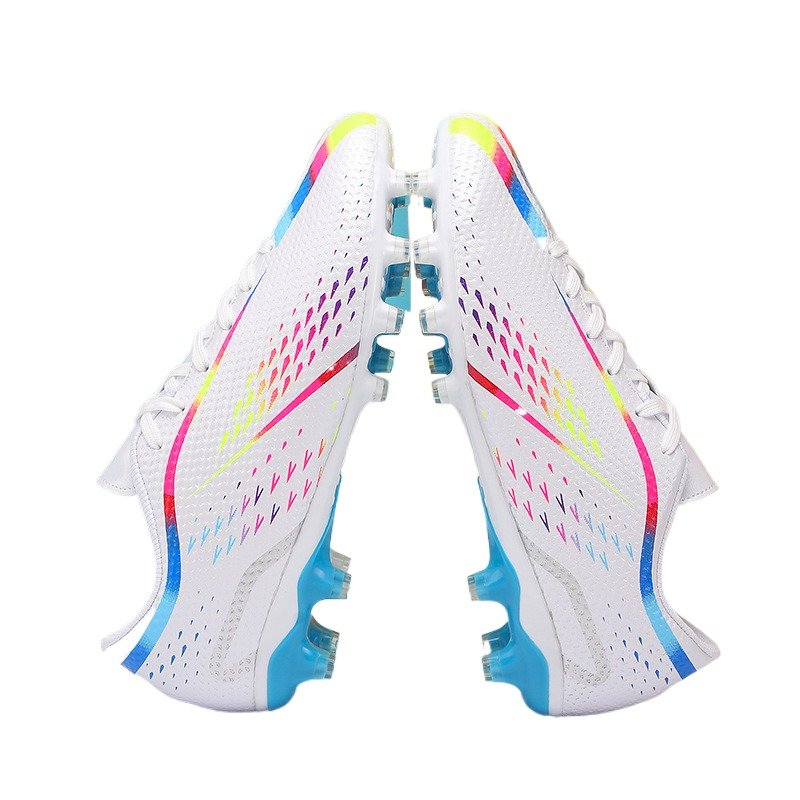 Soccer shoes male Flat bottom broken nail training shoes Student artificial grass long nail skin foot