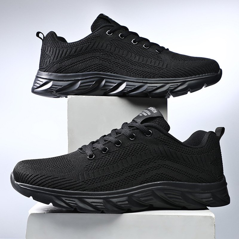 High Quality Men's Lace-Up Casual Sneakers Comfortable Mesh Breathable Summer Autumn Walking Shoes New Versatile Running Shoes