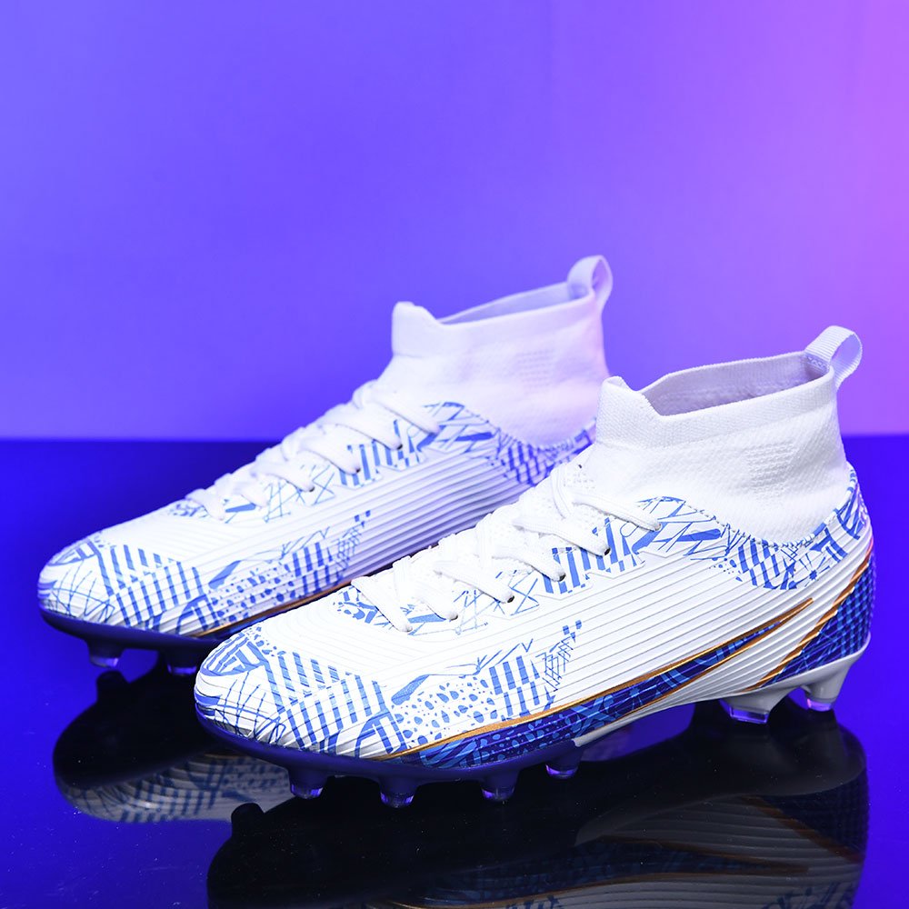 Men's Football Boots with TPU Sole Breathable Anti-Skid Soccer Shoes Wear-Resistant and for All Seasons Hot Sale!