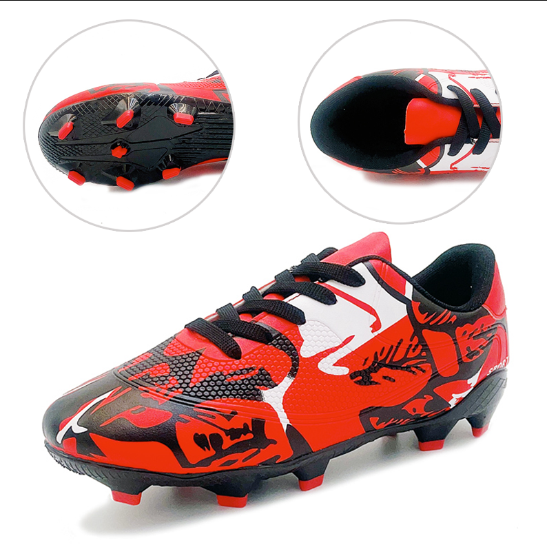 Cheap Custom design logo Wholesale ODM soccer boots Football Shoes Boys Soccer Shoes Kids Outdoor/Indoor Soccer Cleats Sneaker
