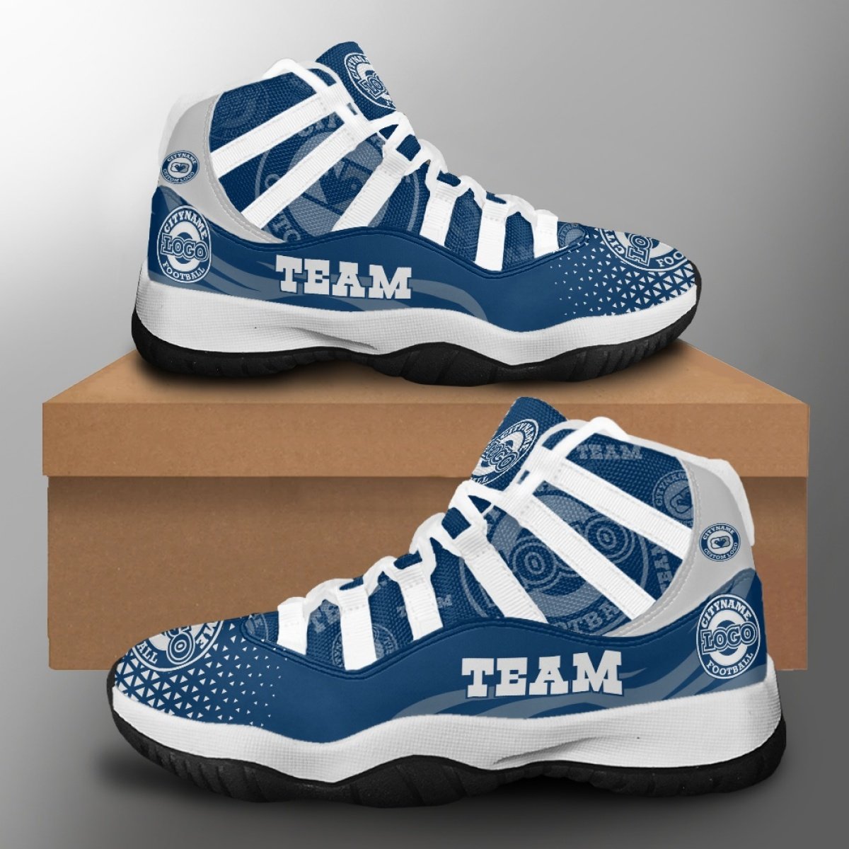 Wholesale Soccer National Football Team Print Design Sneakers Fashion Basketball Shoes Breathable Football Team Casual Shoes