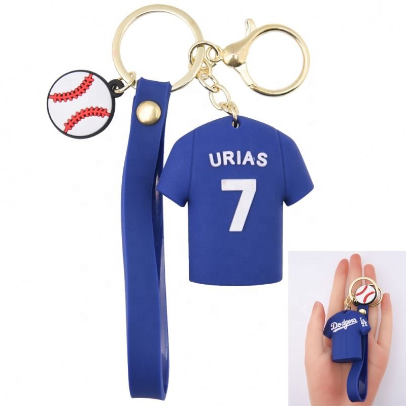 Messi Keychain 3D soccer Keychain custom jersey Key chain