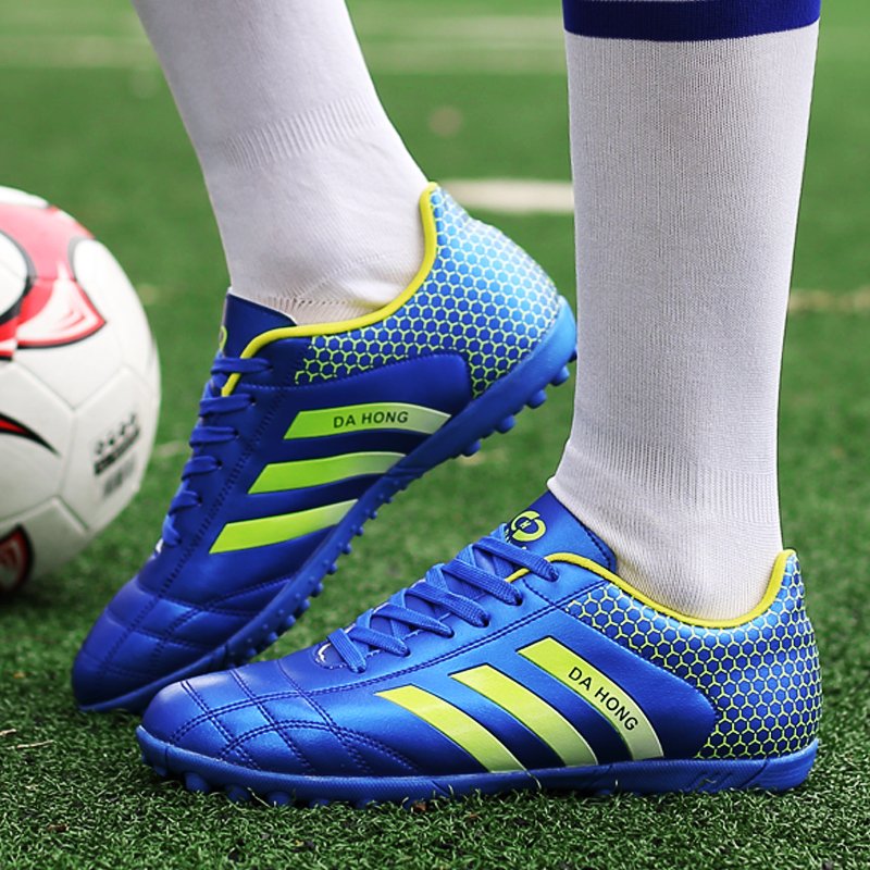 Wholesale Men Women Children Turf Training High Ankle Sport Soccer Shoes Rubber Sole Football Boot