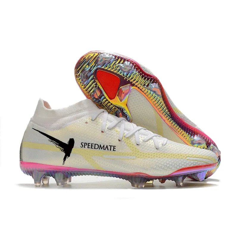 Men tacos de futbol Football Shoes Colorful outdoor Soccer Shoes Breathable Non-Slip Football Soccer Boots drop shipping