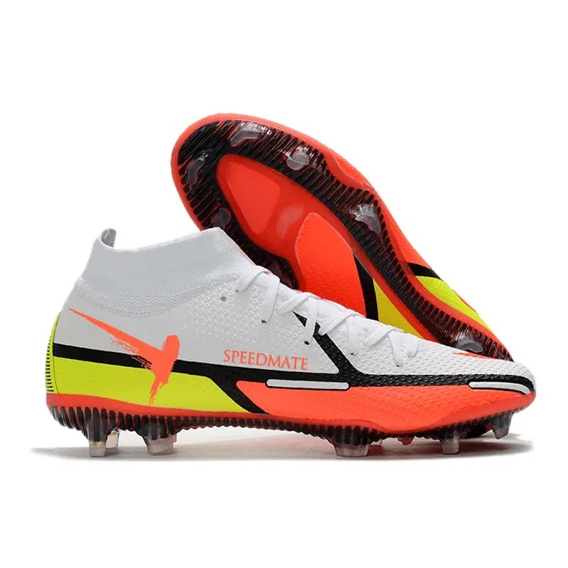 Men tacos de futbol Football Shoes Colorful outdoor Soccer Shoes Breathable Non-Slip Football Soccer Boots drop shipping
