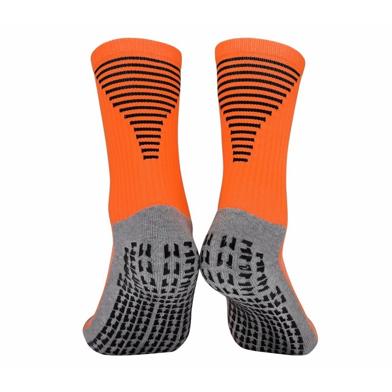 L&J Shoe High Quality Men's Socks Custom Anti Slip Grip Socks Soccer Men football Sports Socks