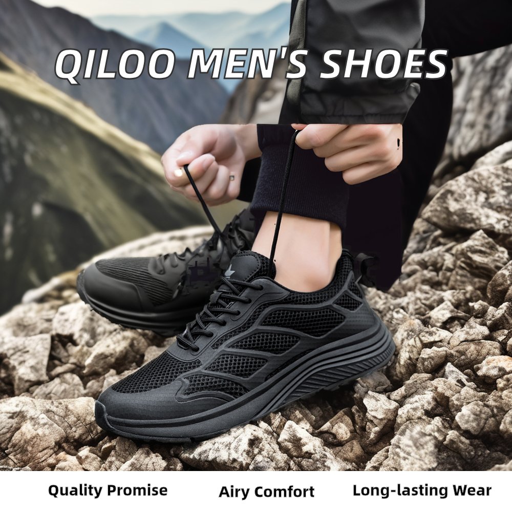 Wholesale Men's Breathable Running Shoes Anti-Slippery Sneaker Sole for Spring and Autumn Season Also for Women Running