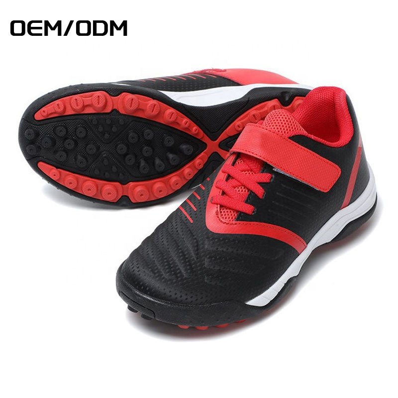 JIANER Latest China Kid Man Children's Lace-up High Quality Men Boys Sport Artificial Turf Cleats Football Soccer Shoes