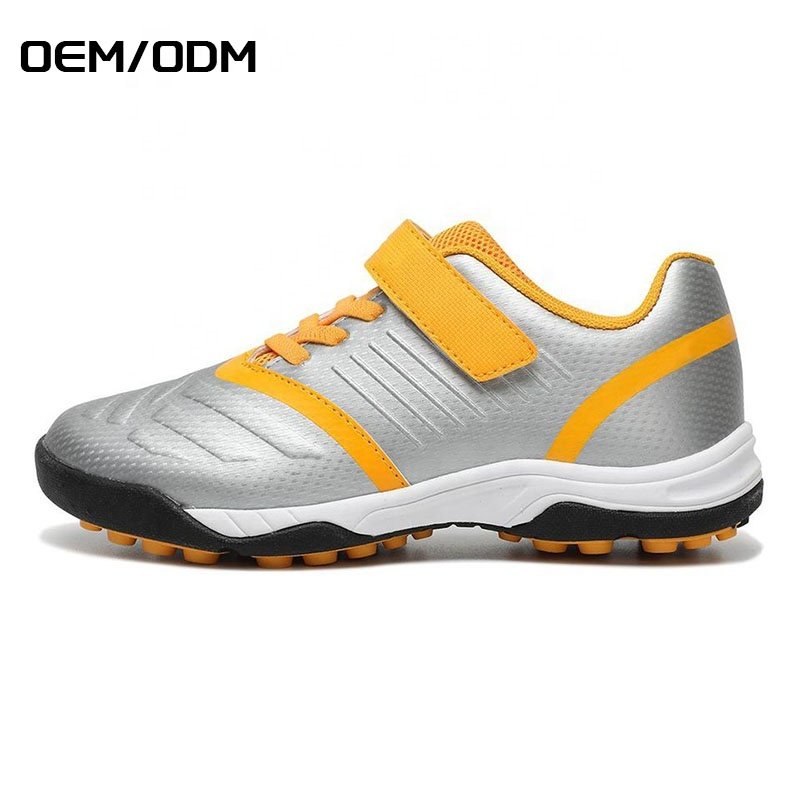 JIANER Latest China Kid Man Children's Lace-up High Quality Men Boys Sport Artificial Turf Cleats Football Soccer Shoes