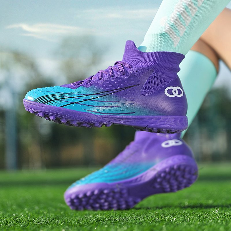 New Arrival Long Studs and Studless Soccer Shoes High Top Indoor Soccer Shoes for Men Outdoor Shoes