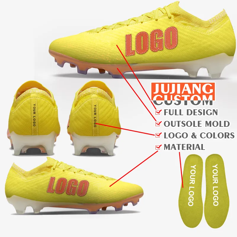 Low MOQ chaussures de football soccer shoes football boots botas futbol american football cleats custom