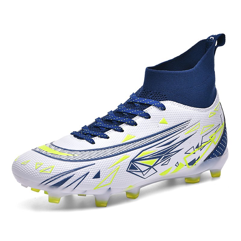 Brand Logo Custom High Top Professional AG TF Wear Resistant Training Kids Football Shoes Long Nail Spike Soccer Boots for Men