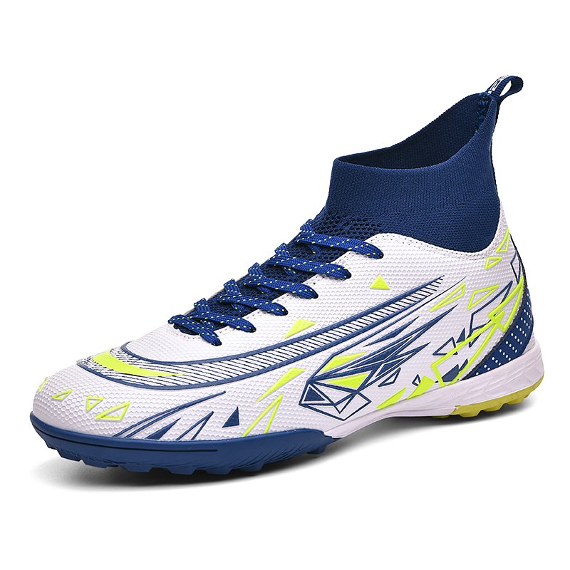 Brand Logo Custom High Top Professional AG TF Wear Resistant Training Kids Football Shoes Long Nail Spike Soccer Boots for Men