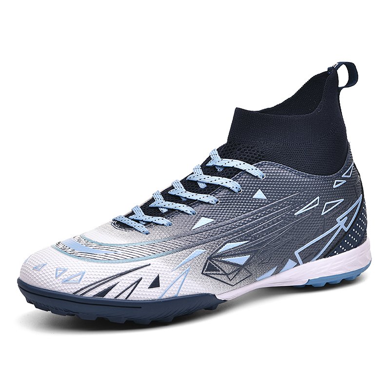 Brand Logo Custom High Top Professional AG TF Wear Resistant Training Kids Football Shoes Long Nail Spike Soccer Boots for Men