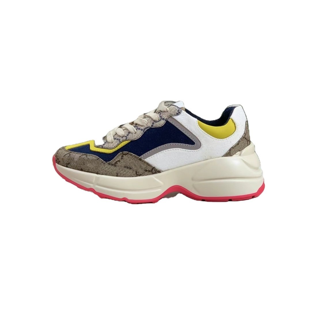 Top quality men's fashion Luxury sneakers Designer brand Men's casual shoes Unisex casual walking shoes