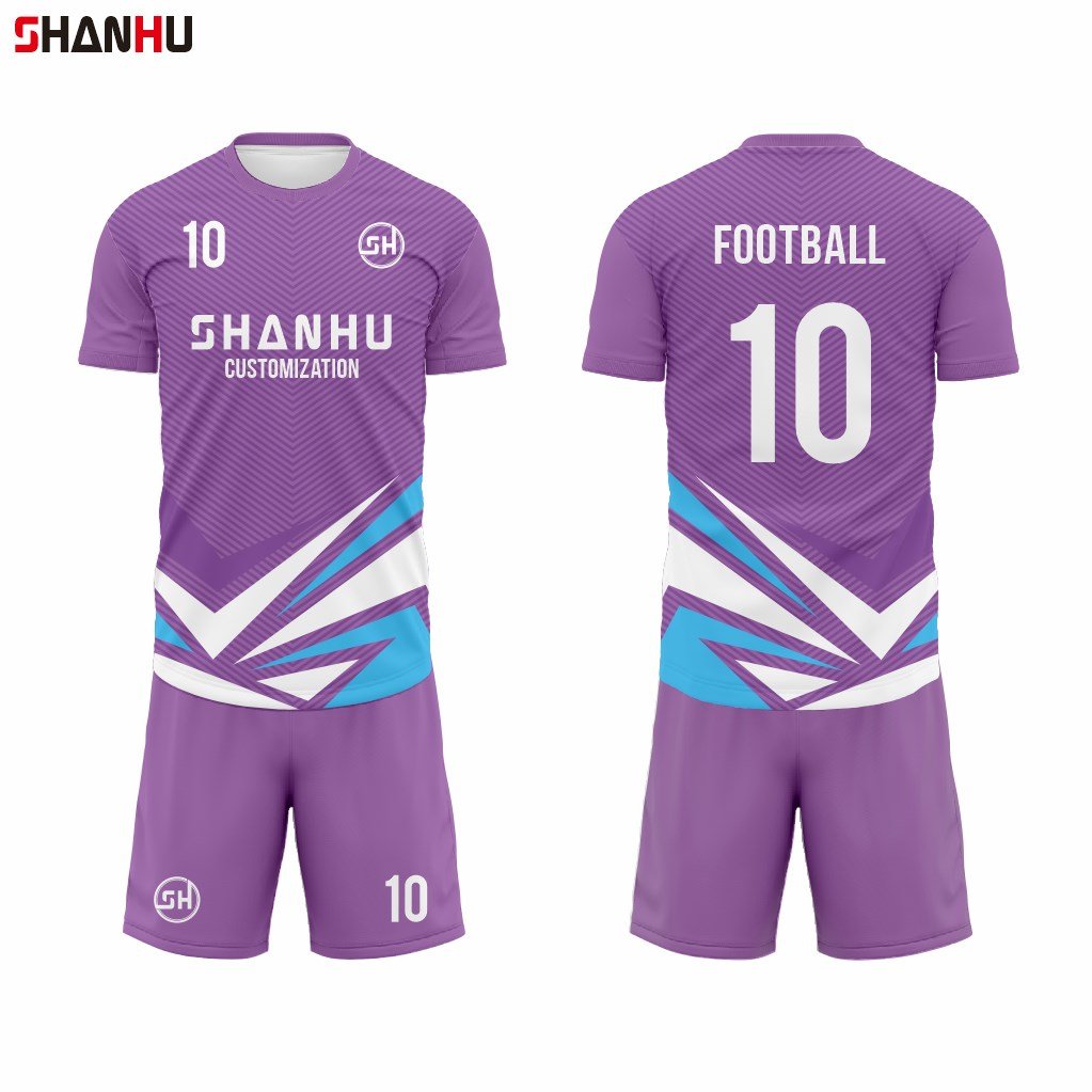 High School Uniform China Football Soccer Team Football Wear Shoe Sportswear Black And White Soccer Jersey