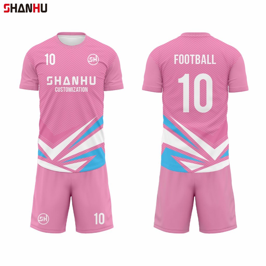 High School Uniform China Football Soccer Team Football Wear Shoe Sportswear Black And White Soccer Jersey