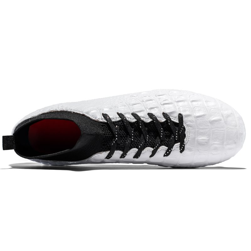 New Style Outdoor Men Sports Sneakers Cleats Football Boots High Top Soccer Boots Athletic Black Football Shoes Soccer Shoes