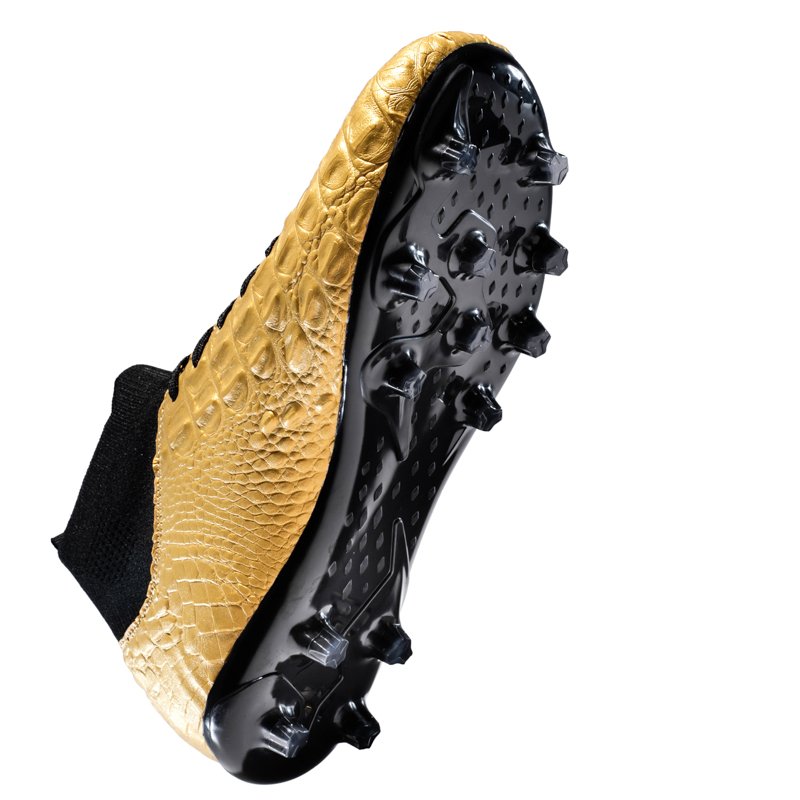 New Style Outdoor Men Sports Sneakers Cleats Football Boots High Top Soccer Boots Athletic Black Football Shoes Soccer Shoes