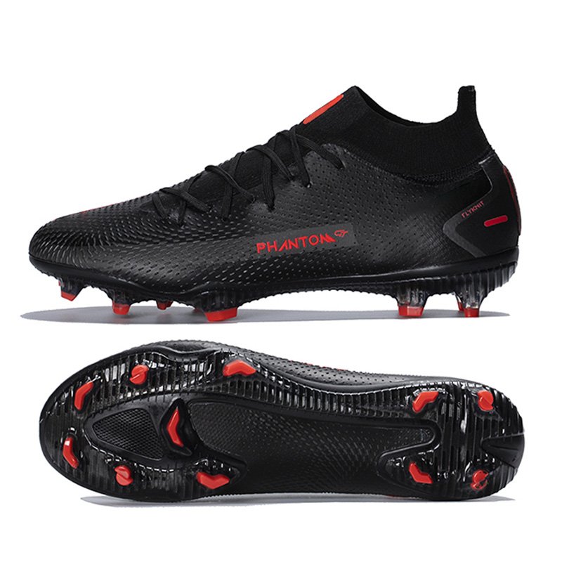 Newest football shoes High ankle soccer shoes men and boys Turf football cleats Most popular Training football shoes