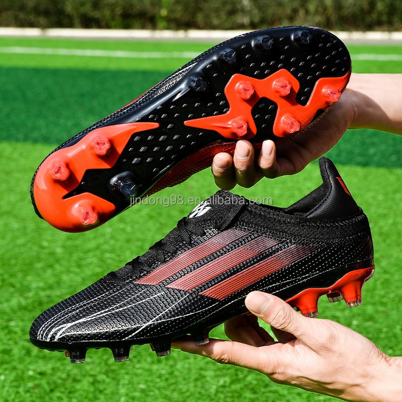High Quality Custom Designed Mens Football Sneakers Boys Sports Soccer Boots Direct Factory Wholesale charm Retail