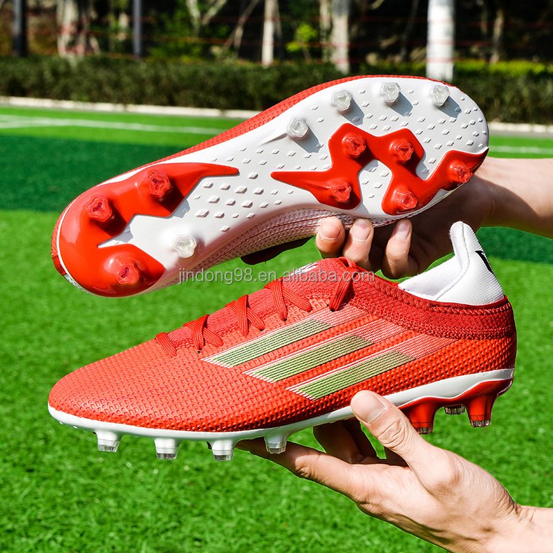 High Quality Custom Designed Mens Football Sneakers Boys Sports Soccer Boots Direct Factory Wholesale charm Retail