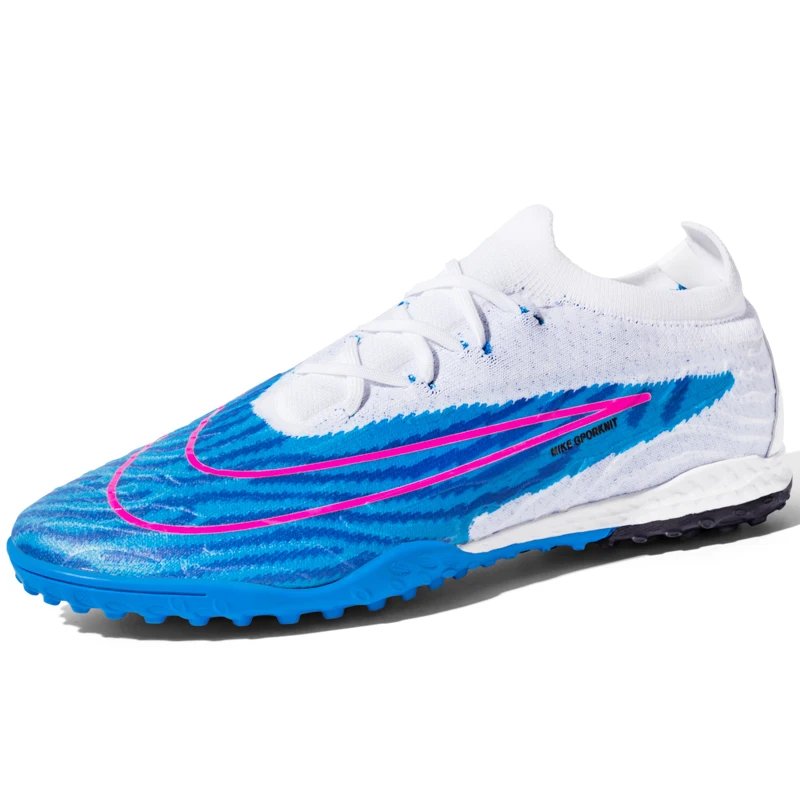 Soccer Shoes Football Boots Man's High Ankle Sneakers Men Outdoor Cleats Boots Long Spikes Soccer Shoes size 36-45