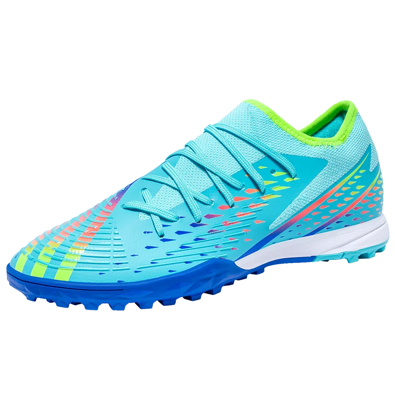 Soccer Shoes Football Boots Man's High Ankle Sneakers Men Outdoor Cleats Boots Long Spikes Soccer Shoes size 36-45